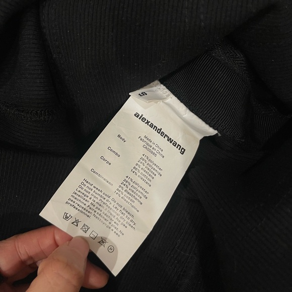 Alexander Wang Black Mini Skirt with Zipper Detail - Picture 6 of 8